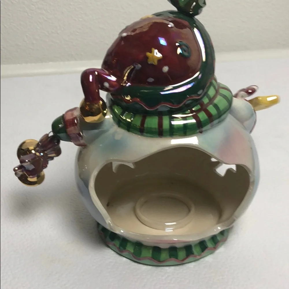 Snowman Candle Holder